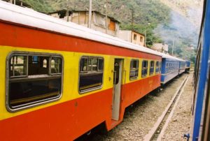 PeruRail-train-Aguas-Calientes-station