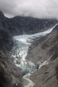 Fox-Glacier-heli-hike-aerial-view-of-Fox-Glacier-from-helicopter