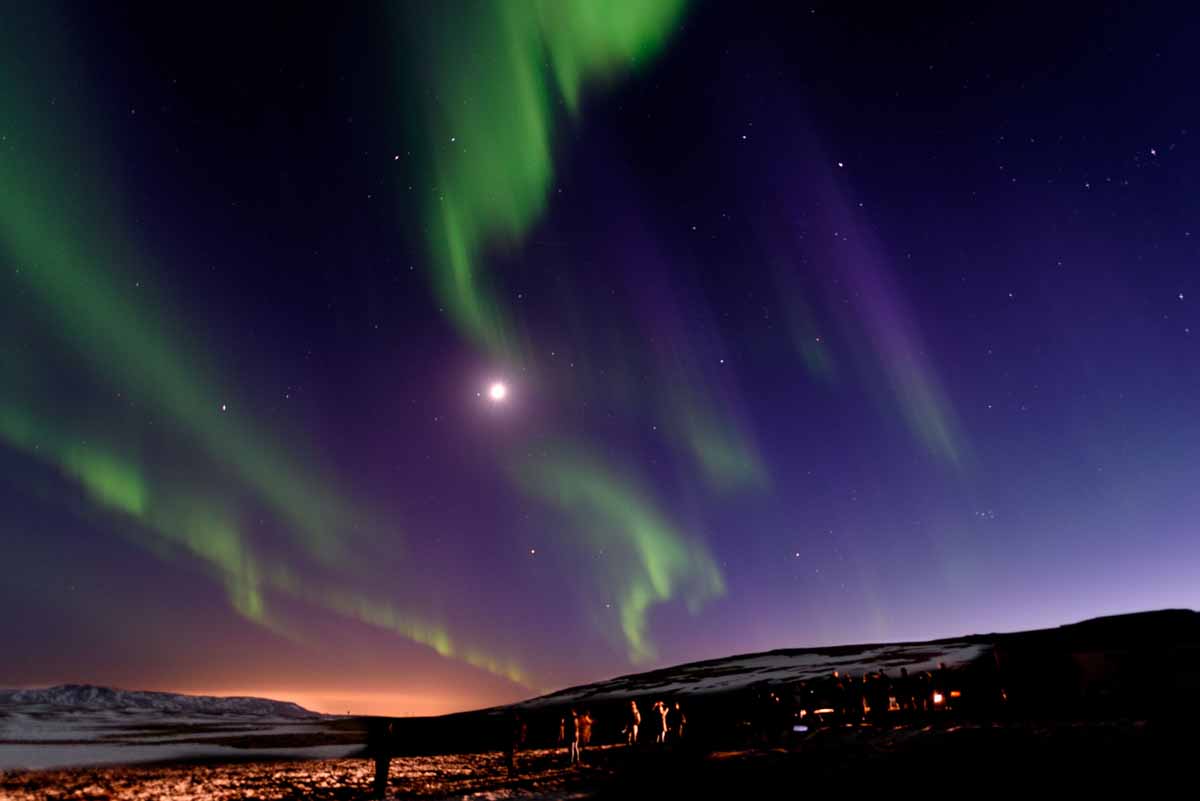 Northern Lights with Super moon [OC] (moon is behind camera).I captured  this few days ago 3.September Estonia 1148x2045 : r/EarthPorn