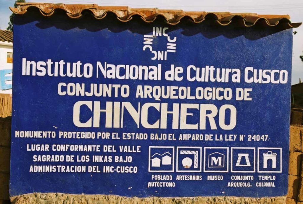 Chinchero-Peru-sign
