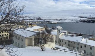 Iceland-Akureyri-town-fjord-view