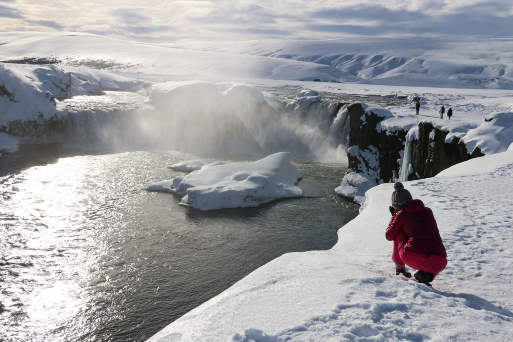 Iceland-lake-myvatn-Godafoss-waterfall