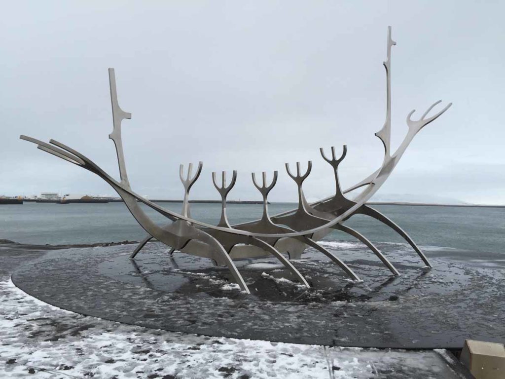 Reykjavik-Iceland-sun-craft-statue