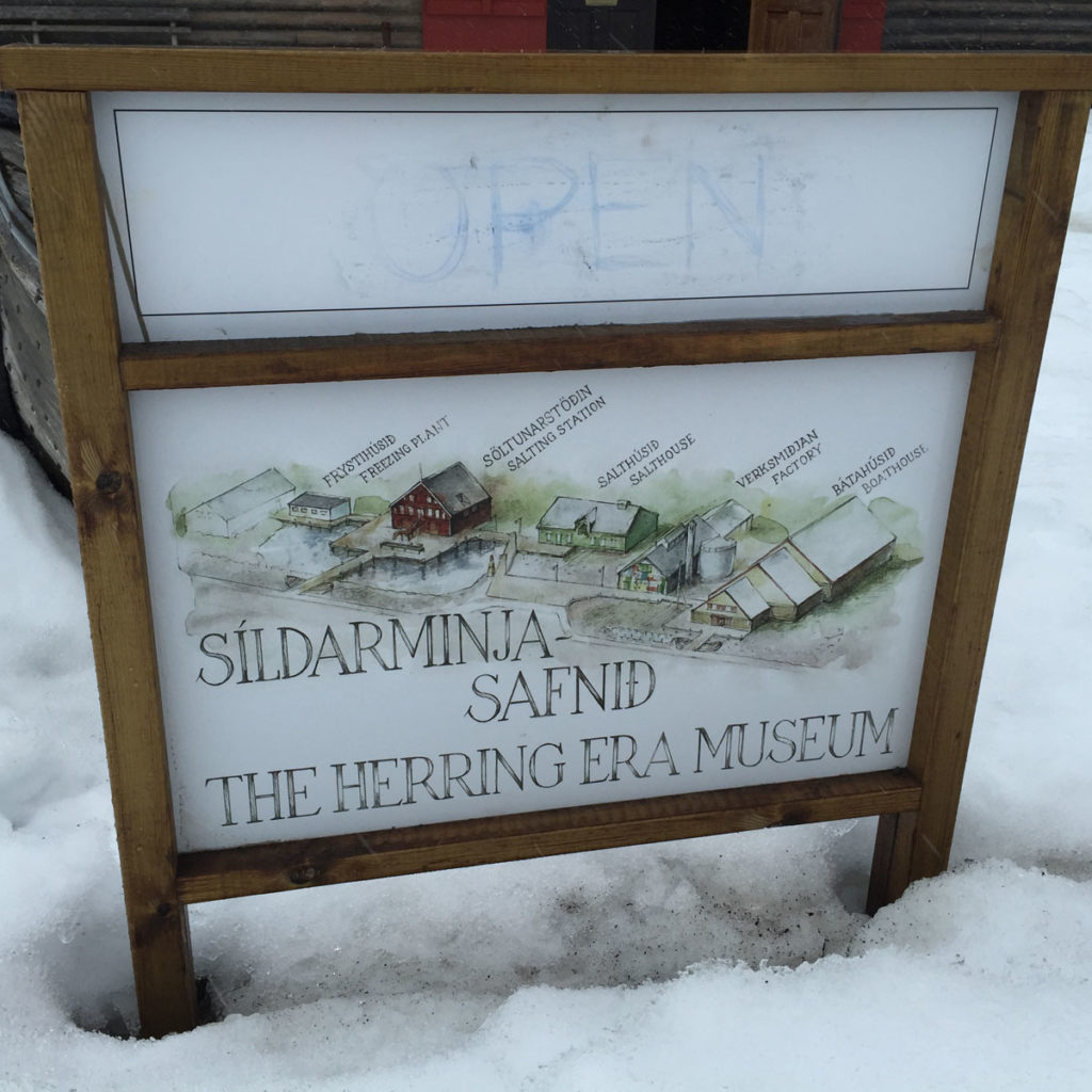 Siglufjordur-herring-museum-sign