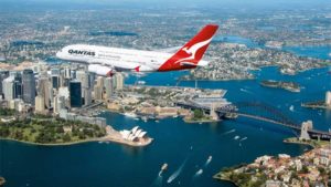 qantas-A380-plane-over-sydney