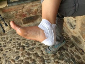 spain-camino-foot-bandage