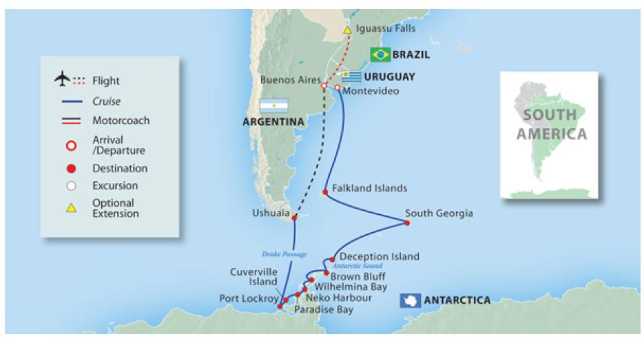 Vantage-Travel-Antarctica-argentina-Trip-map