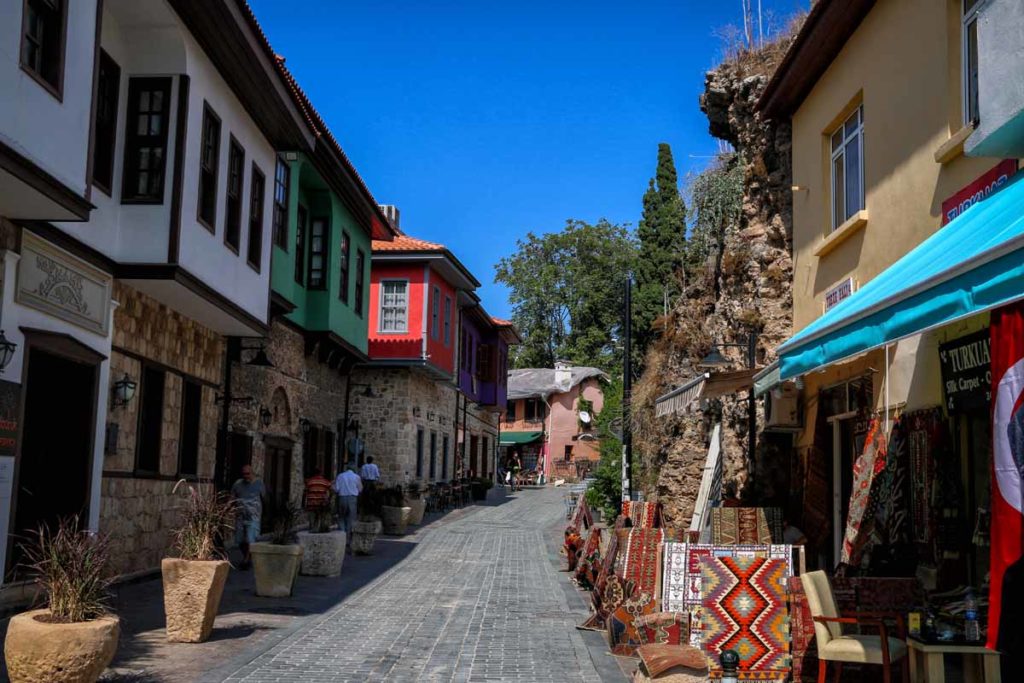 Turkey-Antalya-old-town-street