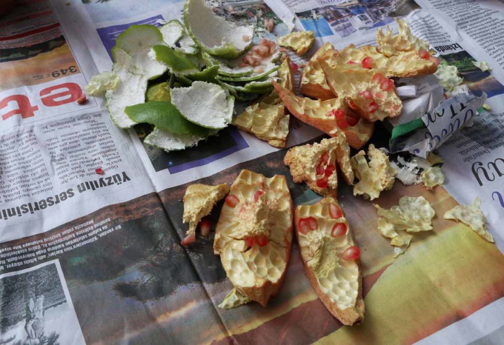 Turkey-Antalya-pomegranate-skins