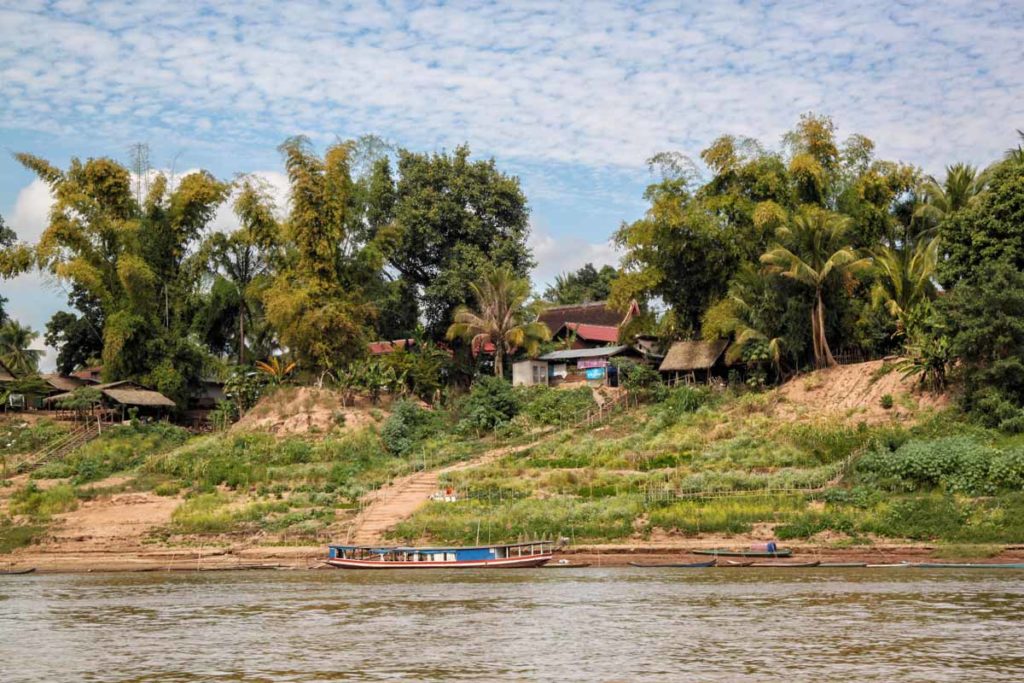 Laos-Mekong-River-village