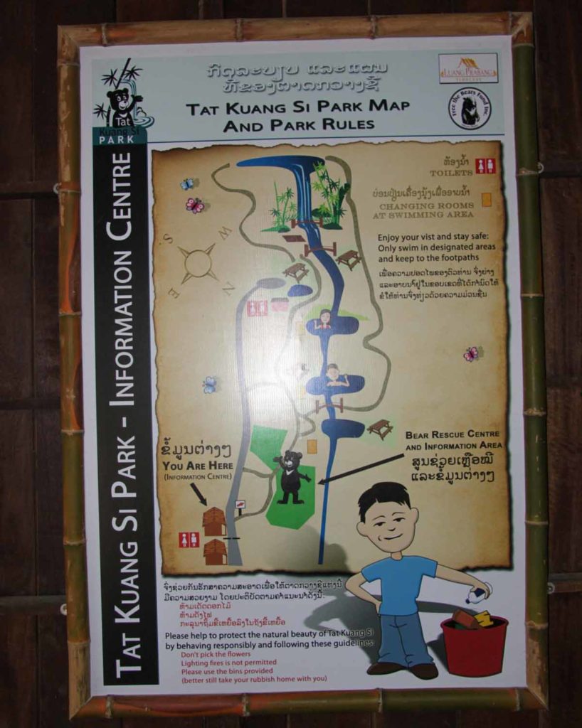Laos-kuang-si-waterfall-park-map