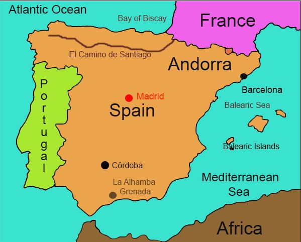 Spain Map Pictures And Information Map Of Spain Pictures And ...