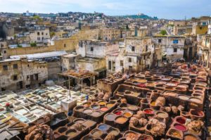Morocco-Fez-leather-tannery