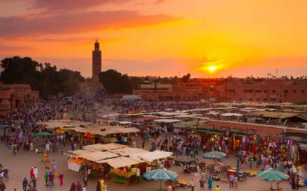 Morocco-Marrakesh-Djemaa-el-Fna-square