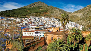 Morocco-Chefchaouen-view-of-town