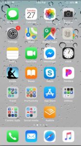 iPhone- screen-menu
