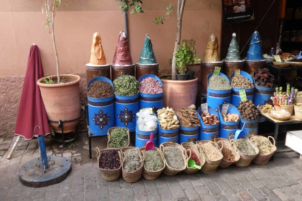 Morocco-Marrakesh-medina-spices