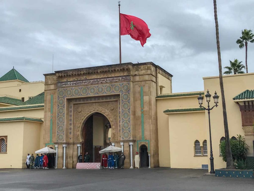 Morocco-Rabat-royal-palace