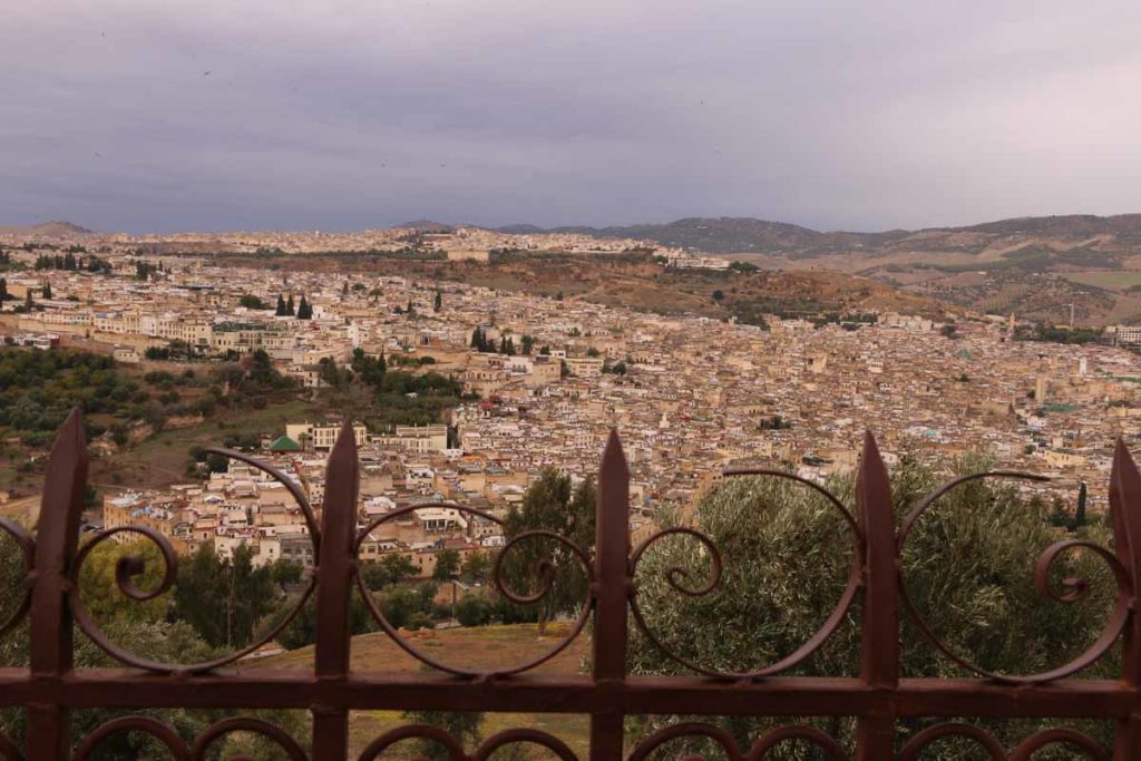 Morocco-Fez-hilltop-view-medina