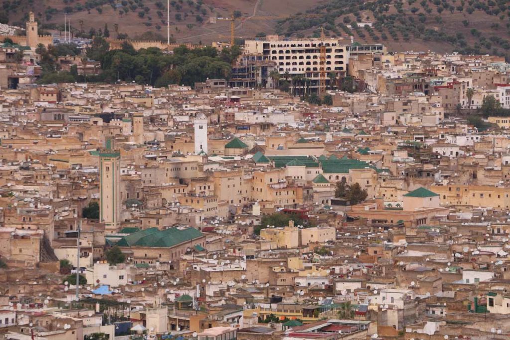 Morocco-Fez-hilltop-view-medina