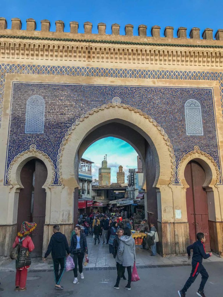 Morocco-Fez-blue-gate