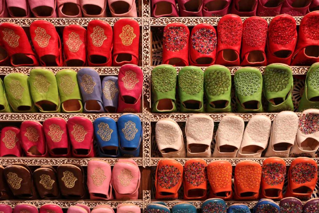 Morocco-Fez-leather-shop