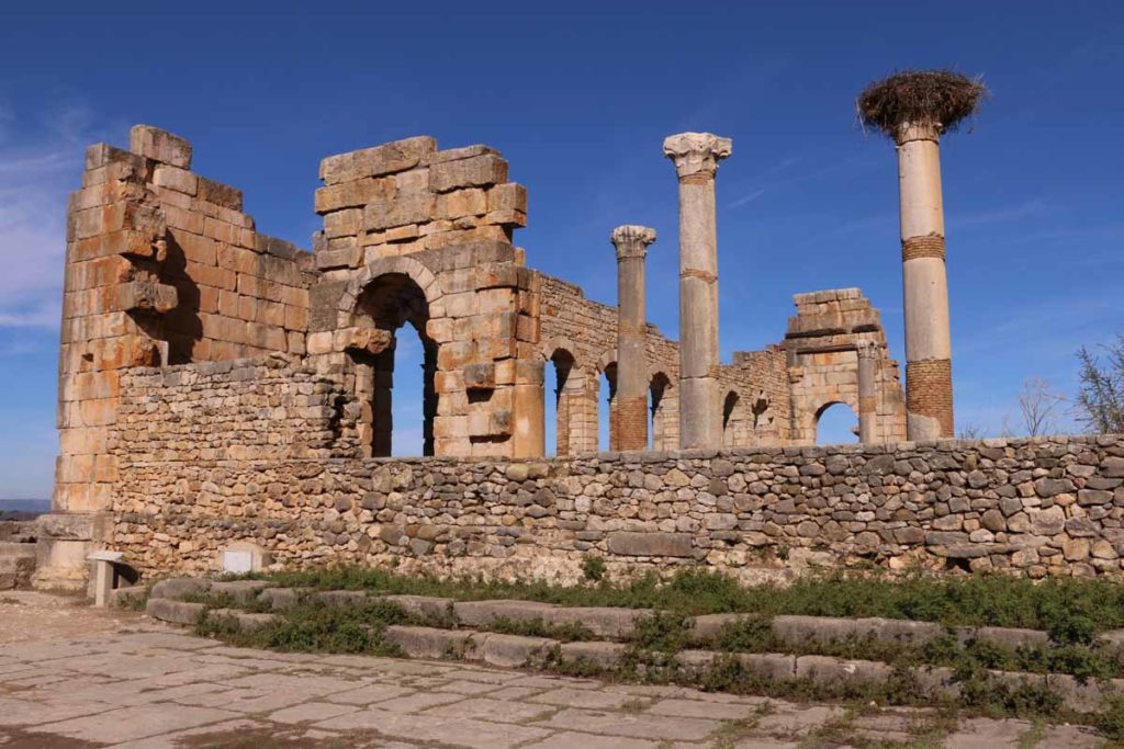Morocco-Volubilis-ruins-basilicia