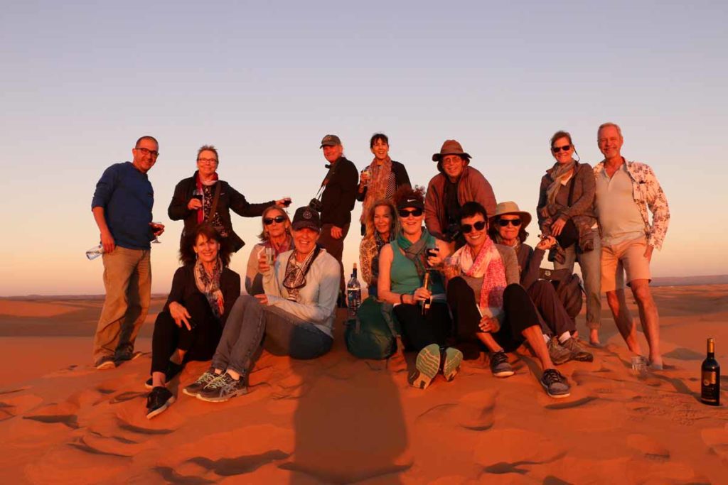 Morocco-Sahara-watching-sunset-sand-dune