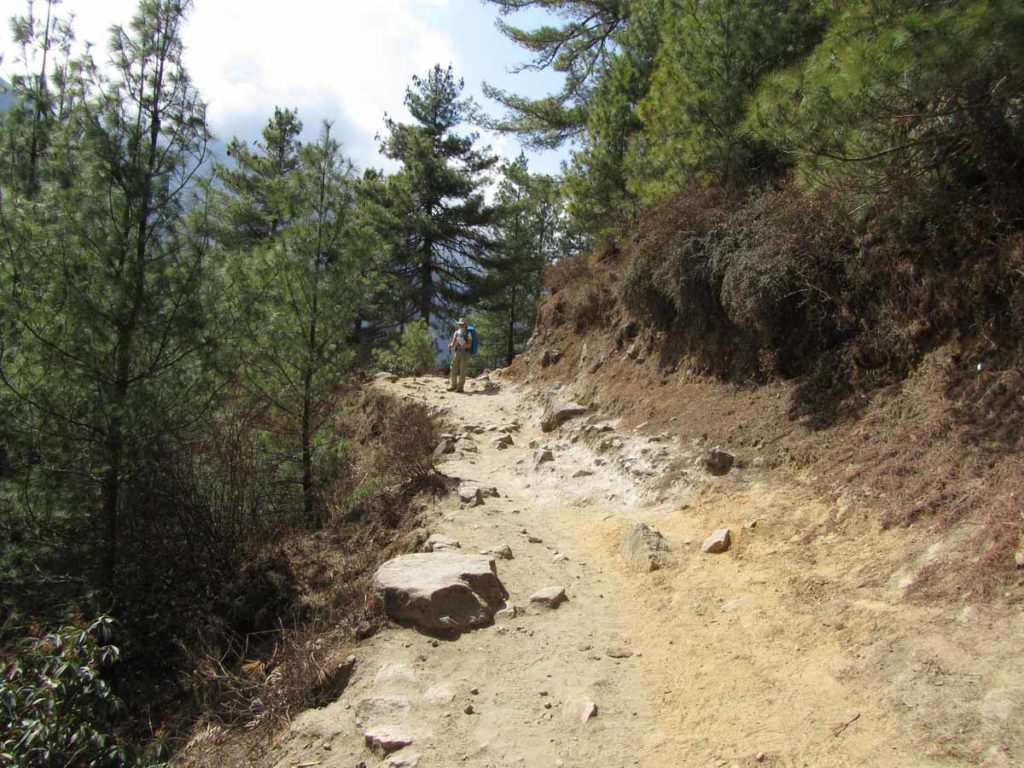 Nepal-trek-Namche-hill-trail