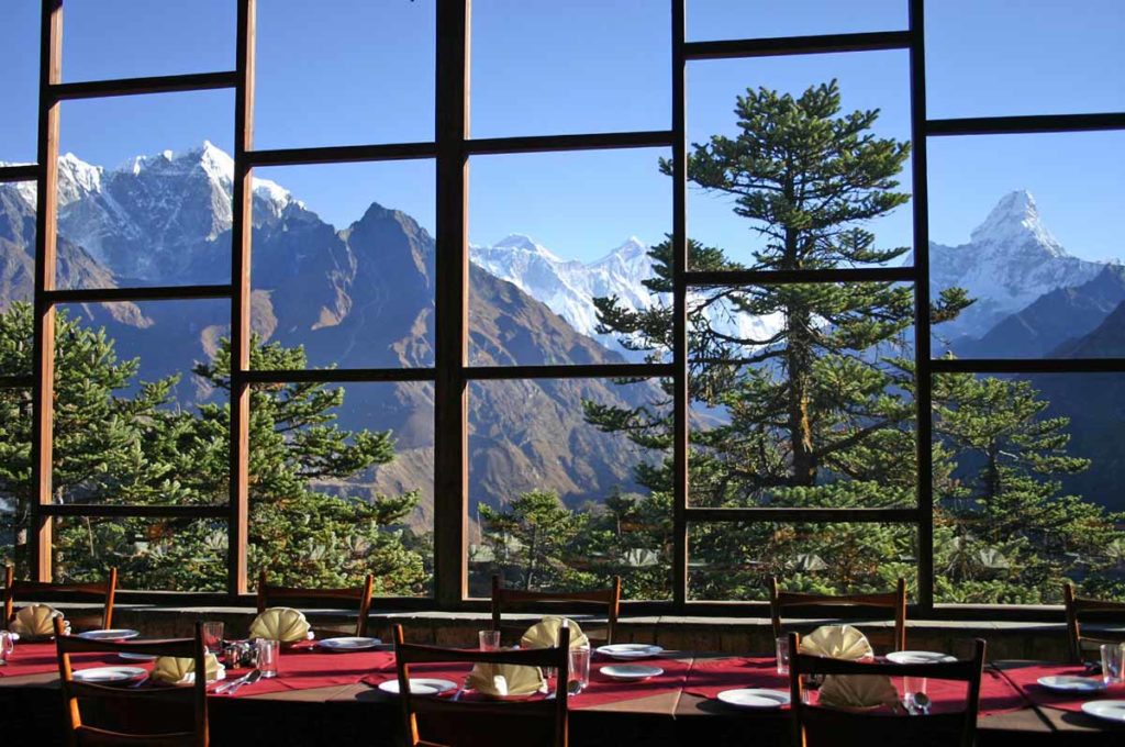 Nepal-Hotel-Everest-View-dining-room-view