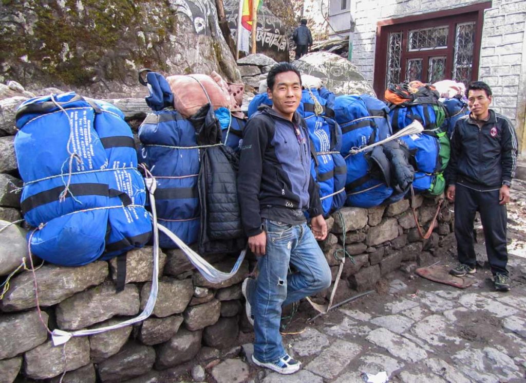 Nepal-trek-our-porters-with-duffels