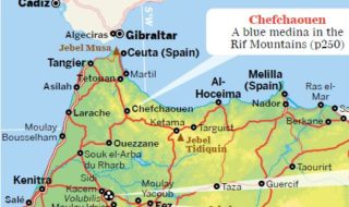North-Morocco-Map
