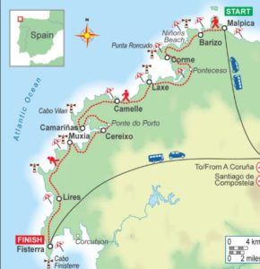 Spain-map-Galician-coastline