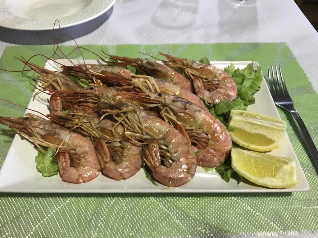 Spain-Finisterre-fresh-grilled-prawns