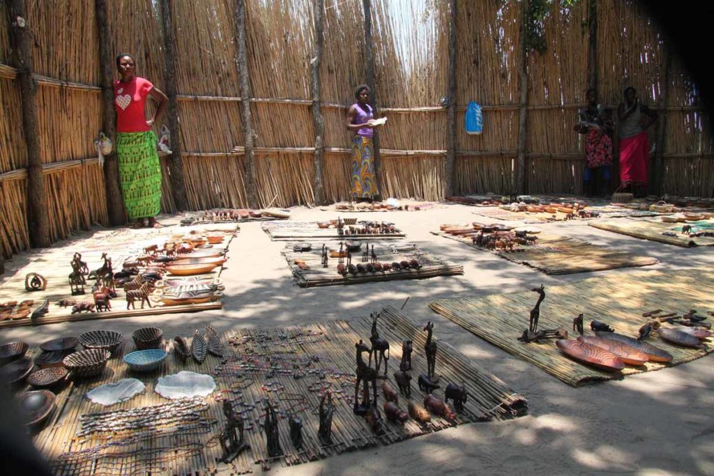 Namibia-village-visit-women-selling-handicrafts