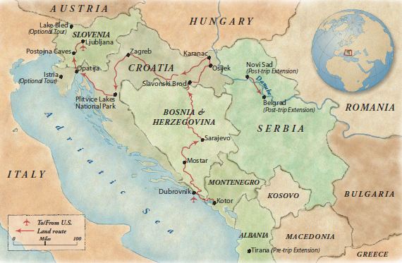 OAT-Croatia-Tour-Map