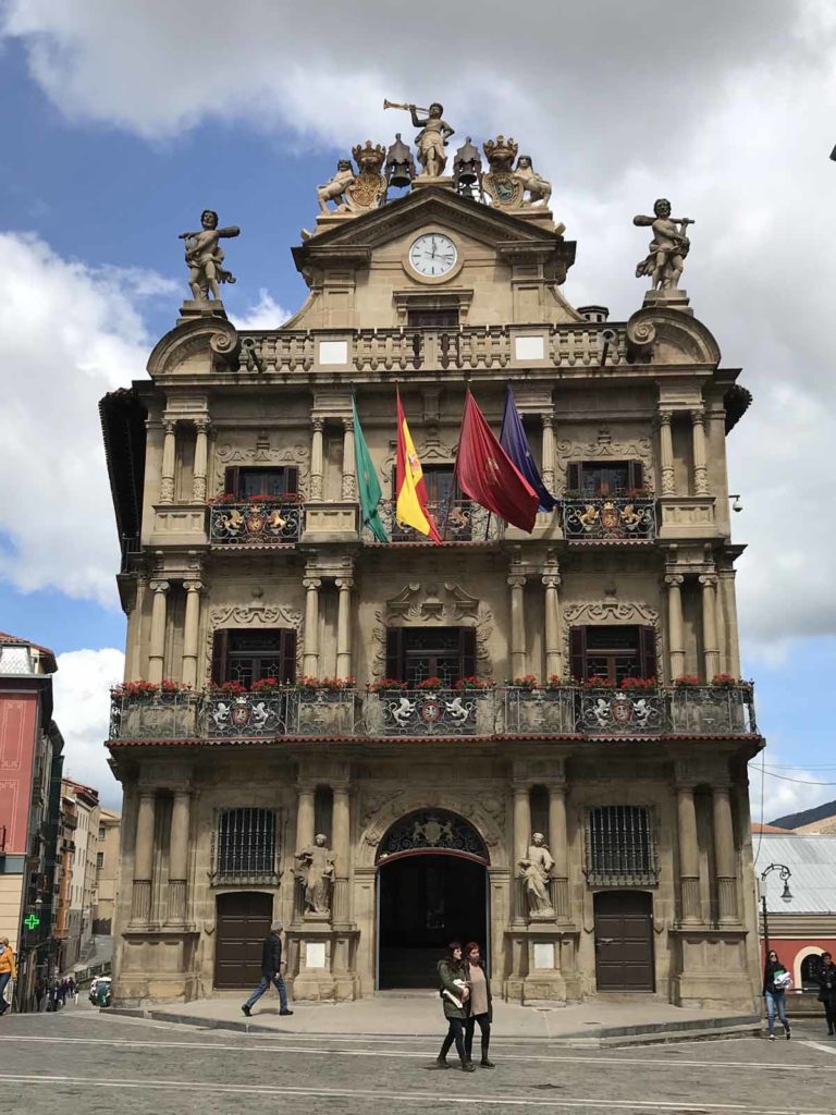 Spain-Pamplona-town-hall