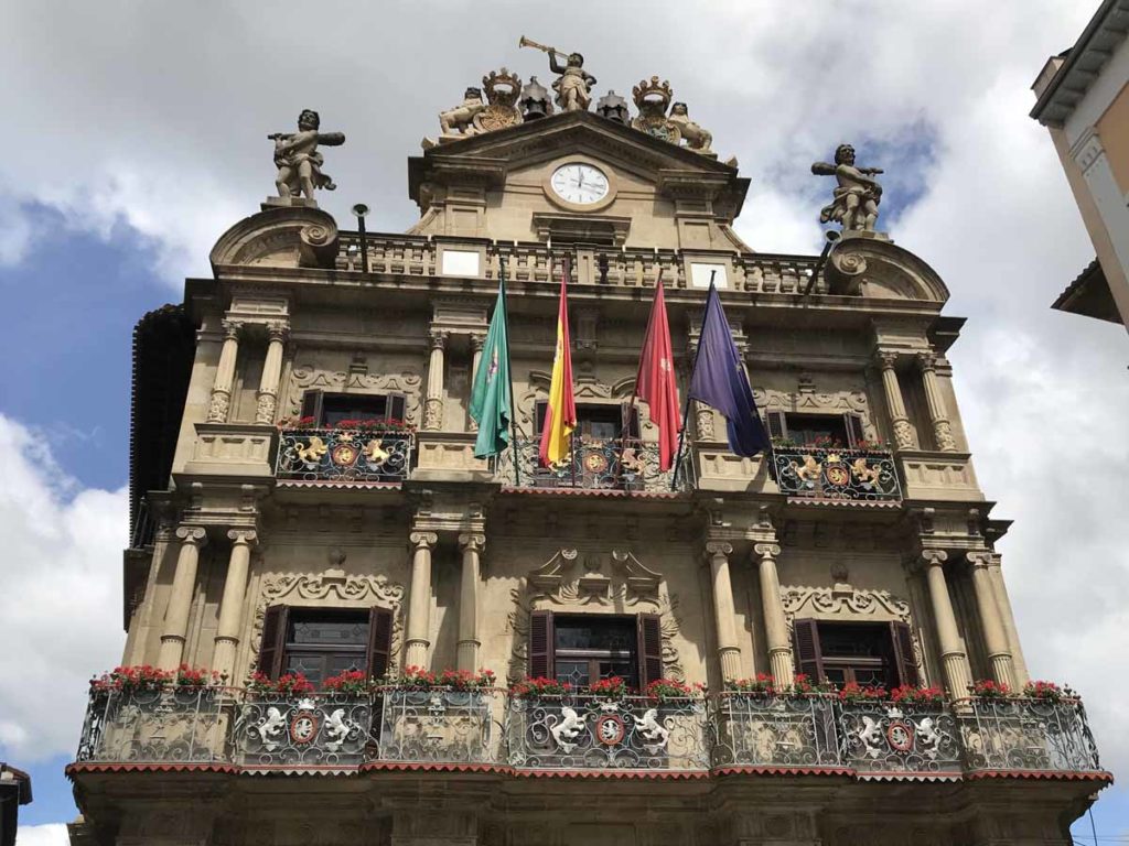 Spain-Pamplona-town-hall