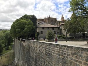 Spain-Pamplona-city-walls