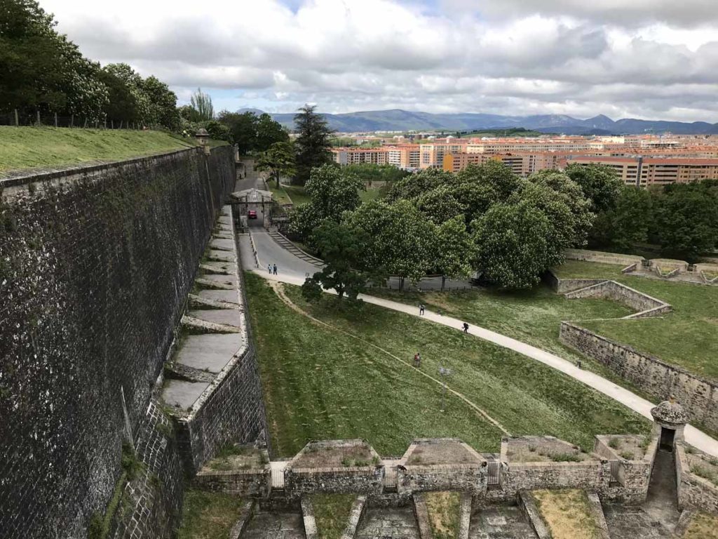 Spain-Pamplona-view-from-rampart