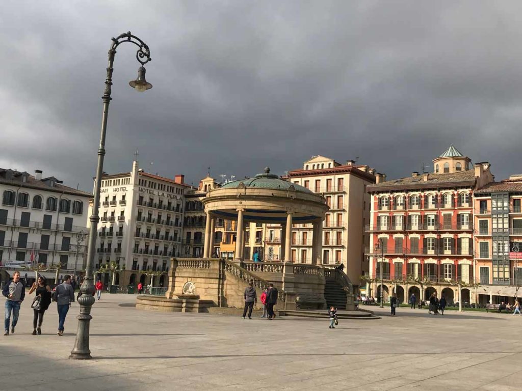 Spain-Pamplona-plaza-del-castillo
