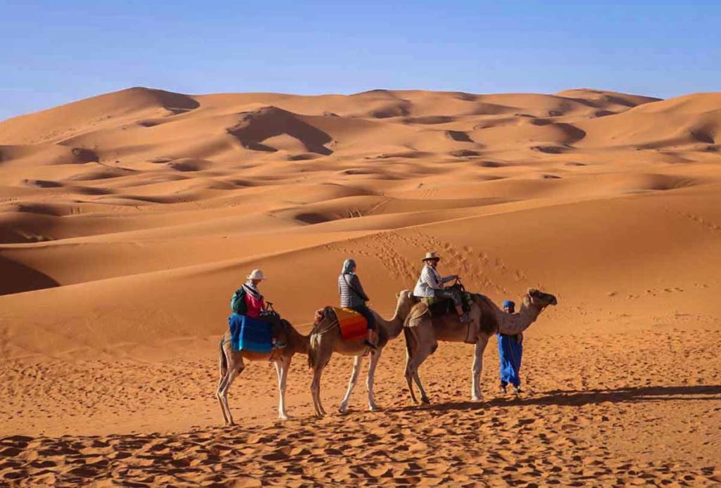 Morocco My Thrilling Sahara Desert Camp Camel Ride On The Dunes 