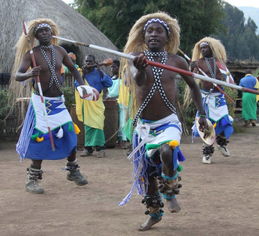 Rwandan-Intore-warrior-dancers