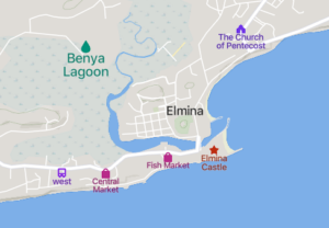 ghana-elmina-benya-lagoon-map