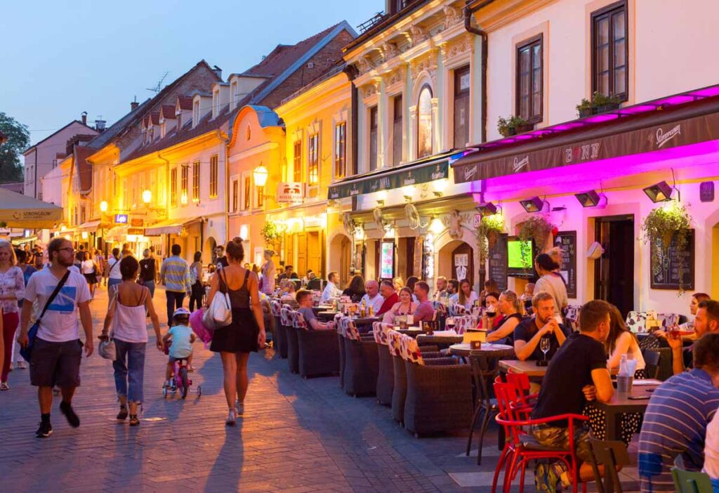 Croatia-Zagreb-Tkalcica-street